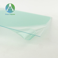 Feuille de PC transparente sur mesure, surface brillante/mate/gaufrée pour la fabrication de cartes d'identité, applications de pliage/thermoformage (OCAN)