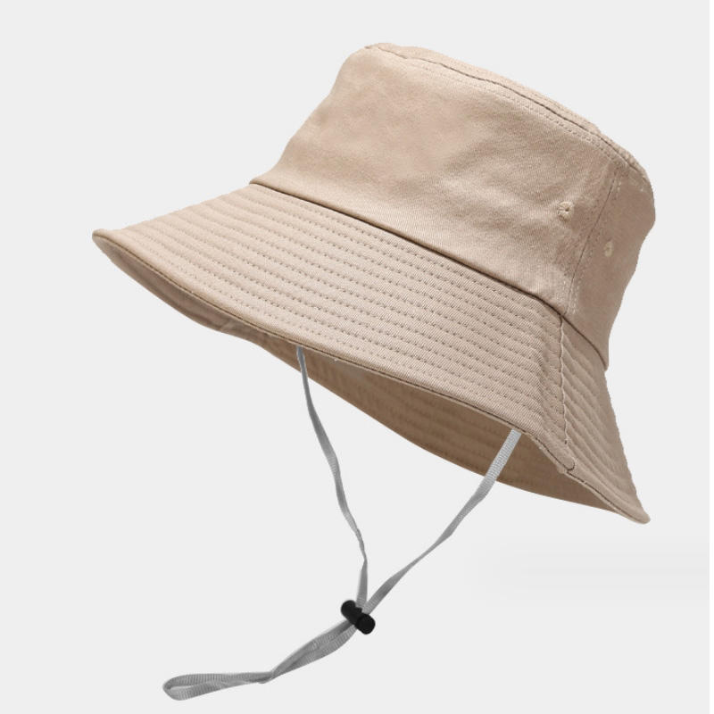 Wholesales Bucket Hats Plain Fishing Hat Cotton Blank Cotton Twill Plain  Bucket Hat With String