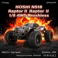 HOSHI N518 Raptor II 1/8 4WD Brushless RC Buggy RTR 100km/h+ Voiture de course tout-terrain haute vitesse pour adultes Vente en gros
