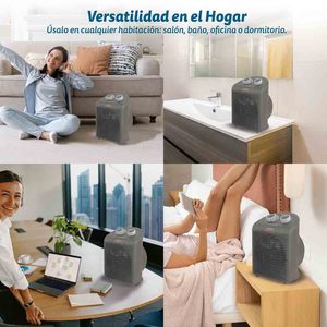 Calentador Eléctrico de 2000W con 2 Niveles de Potencia, Calefacción Portátil para Espacios Pequeños - Product Image 5