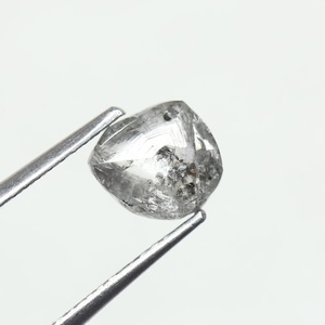 เพชรหายาก 1.13 กะรัต 6.63 x 6.20 x 2.95 มม. เพชรดิบธรรมชาติแบบเกลือและพริกไทย ไม่เจียระไน สำหรับเครื่องประดับเพชรงานแต่งงาน - Product Image 3