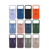 Coque de téléphone antidérapante multi-couleurs en TPU+PC avec anneau à motif CD pour iPhone et tous types de téléphones mobiles – Vente en gros