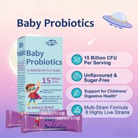 Marques privées OEM, poudre instantanée probiotique, complément alimentaire à base de plantes pour enfants, favorise la digestion et la santé immunitaire