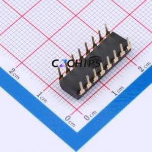 TAM108EZ DIP Switch Through hole Component (THT) Switch Flat Toggle, Groove Type Single Pole Single Throw 8 PC Pin - Product Image 2