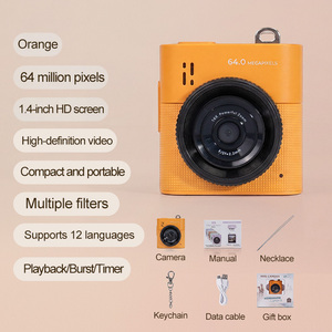 Mini caméra avancée 2,5K, 64MP, écran IPS carré de 1,4 pouce, zoom 16X, caméscope compact pour YouTube, vlogging, créateur de contenu - Product Image 5