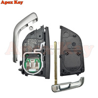 Clé de voiture télécommandée 433Mhz ID49 PCF7945 pour BMW X1 X3 X5 X6 X7 F30 F20 F10 CAS4 CAS4+ FEM F 1 3 5 7 Série 2011-2017