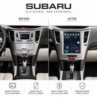 Radio para Auto con Pantalla Vertical Tesla de 10.4 Pulgadas para Subaru Outback, con Unidad Principal Multimedia Inalámbrica Android Auto y CarPlay, GPS, BT