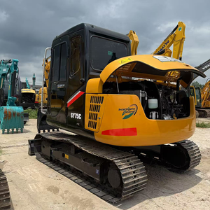Excavatrice sur chenilles SANY SY75C d'origine, 7,5 tonnes, avec grande benne hydraulique, d'occasion, à vendre - Product Image 5
