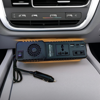 Inversor Solar de Onda Sinusoidal Modificada de 200W para Auto, Doble USB 2.1A/1A, 12V/24V a 220V CA, Certificado ETL/CE, Venta Directa de Fábrica