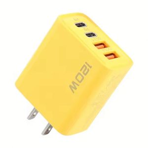 Factory Price Adapter PD 120W Charger <b>Usb</b> Type c Type-c Fast Charging EU US <b>Plug</b> Mini Usbc Wall Charger Cable Brick Cube - Product Image 1