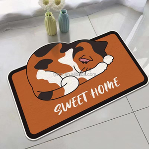 Alfombrillas absorbentes <span class=keywords><strong>de</strong></span> baño <span class=keywords><strong>de</strong></span> agua, alfombra semicircular <span class=keywords><strong>de</strong></span> Cachemira, antideslizante, para puerta <span class=keywords><strong>de</strong></span> inodoro - Product Image 1