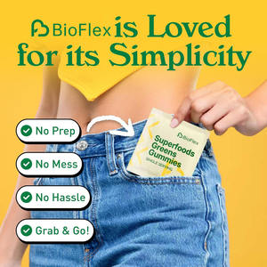 Suplemento de Vitaminas y Minerales Naturales de Marca Privada OEM, Superalimentos Orgánicos Verdes, Gomitas de Frutas y Verduras Enteras 60+ - Product Image 4