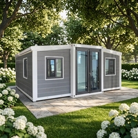 Livraison Rapide Maison Conteneur Extensible Écologique Moderne Pliable Préfabriquée Modulaire pour Location Scolaire et Atelier