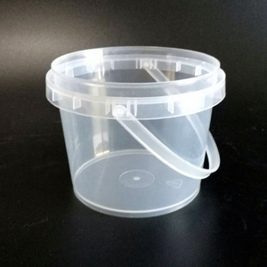 Cubos de Plástico de Grado Alimenticio de 500ml, 1L, 2L, 3L, 4L, 5L con Tapa y Asa, Fabricados por Qingdao RULY - Product Image 1