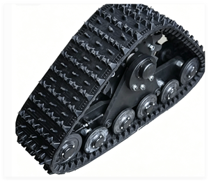 Système de chenilles triangulaires en caoutchouc de 255 mm de large pour ATV/UTV / Kits de conversion de chenilles en caoutchouc pour SUV tout-terrain - Product Image 1