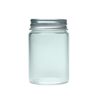 Wadah Botol Kaca Borosilikat Tinggi Bening