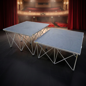 เวทีพับได้ในร่มสำหรับงานแต่งงาน งานเลี้ยง ขนาด 4x4 ฟุต เวทีจัดงานอีเว้นท์ เวทีโรงแรม แท่นเวทีสำหรับโรงเรียนและการแสดง - Product Image 1