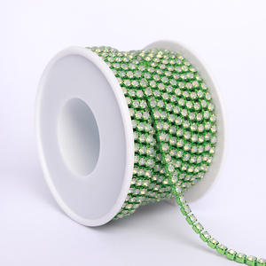 QIYI 2024 vente chaude nouveau produit Explosion 10 Yard simple rangée strass chaîne <span class=keywords><strong>pour</strong></span> tasse chaîne bricolage décoration - Product Image 3