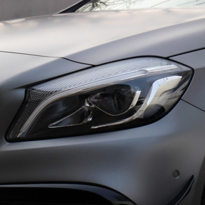 Pour une <span class=keywords><strong>classe</strong></span> W176 A180 <span class=keywords><strong>A200</strong></span> A260 A45 AMG 2017 <span class=keywords><strong>2018</strong></span> phares de voiture couvercle d'objectif phare verre Transparent abat-jour - Product Image 5