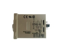 H3CR-H8L Relay waktu orisinil, 24VDC/240VAC/110VAC pengatur waktu penundaan daya 20A Max beralih arus 5V nilai tegangan DC100-125V baru