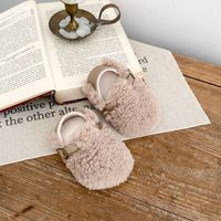 Chaussures d'hiver pour bébés garçons et filles, chaudes et épaisses, antidérapantes, à semelle souple pour la marche