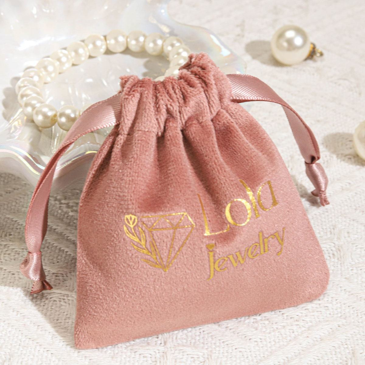 Custom Velvet Perfume Pouches High Quality Wholesale