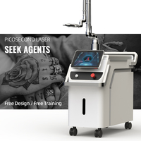 Appareil de rajeunissement facial au laser, d'élimination des tatouages, NdYag Q-Switched Picoseconde, laser stationnaire, usage commercial, 2 ans
