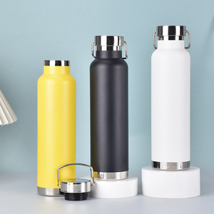 silverjet Stainless Steel Water <b>Bottle</b> 1L Vacuum Insulated With Handle Lid For Outdoor Office Camping Use - Product Image 4