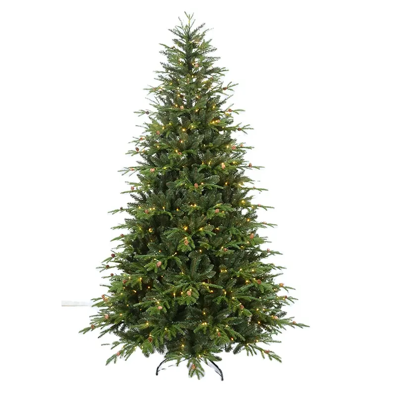 ร้อนขายตกแต่งคริสต์มาสต้นไม้ของขวัญพรรคพีวีซี PE ซานตาต้นไม้