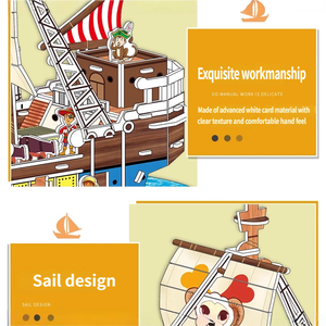 Rompecabezas 3D de Papel para Educación Temprana, Juguete de Aprendizaje DIY para Niños, Desarrollo de Inteligencia, Regalo Creativo para Niños - Product Image 2