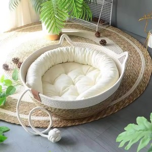 Cama para Gatos con Logotipo Personalizado, Tapicería Tejida, Casa para Dormir, Rascador para Gatos, Resistente al Desgaste, Lavable, Cueva para Gatos, Artículos para Mascotas - Product Image 2