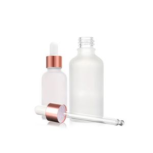 25ml givré huile pour les yeux sérum verre argent bouchon bouteille d'huile - Product Image 5