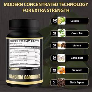 Capsules d'extrait <span class=keywords><strong>de</strong></span> Garcinia Cambogia OEM, pilules amincissantes, capsule <span class=keywords><strong>de</strong></span> <span class=keywords><strong>perte</strong></span> <span class=keywords><strong>de</strong></span> <span class=keywords><strong>poids</strong></span> avec thé vert, bulbe d'<span class=keywords><strong>ail</strong></span>, curcuma <span class=keywords><strong>et</strong></span> poivre <span class=keywords><strong>noir</strong></span> - Product Image 5