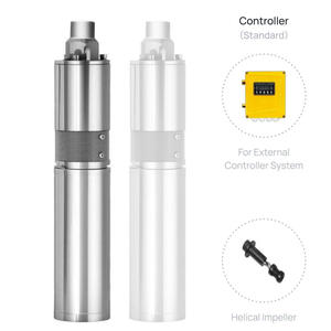 Pompe solaire submersible sans balais hors réseau DC 48V 600W haute pression en acier inoxydable avec câble de 2m pour l'irrigation agricole/l'alimentation en eau domestique - Product Image 1