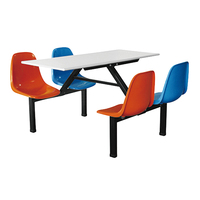 Meubles scolaires bon marché, table de cantine de restaurant, table pliante mobile, ensemble de chaises, carton, rectangle moderne, rare, article scolaire