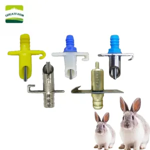 Great-Farm Automatic PP Material & 304 Stainless Steel Nipple Drinker Rabbit Nipple Water Drinking Tool