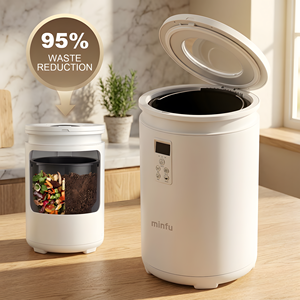 Composteur de déchets alimentaires écologique pour comptoir, machine de recyclage électrique pour cuisine, broyage à sec, style de vie zéro déchet - Product Image 1