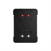 Nouveau Répulsif Souris Intelligent Écologique Solide pour Voiture, Technologie Ultrasonique Clignotante LED, Alimenté par Batterie, en Plastique Carré, pour le Contrôle des Nuisibles
