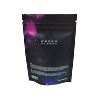 Sac à fermeture éclair personnalisé noir mat avec impression numérique fenêtre givrée pochette en mylar en plastique PET flexible transparent emballage du logo de la vie quotidienne