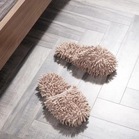 Chaussons serpillères lavables et réutilisables en microfibre chenille, doux, confortables, absorbants la poussière, pour un nettoyage facile à la maison et au bureau