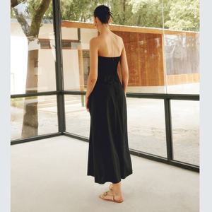 Nouvelle Arrivée 2026 – Robe de Soirée Tissée Naturelle de Haute Qualité, Style Sexy, Fermeture Éclair au Dos, Motif Uni - Product Image 2