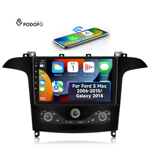 Autoradio Podofo 9 pouces 4+64G pour <span class=keywords><strong>Ford</strong></span> <span class=keywords><strong>S</strong></span> Max 2006-2015/Galaxy 2014 avec Carplay/Android Auto sans fil, fournisseur en gros OEM - Product Image 1