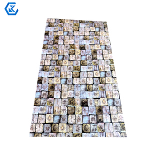 Tùy chỉnh cắt 3mm dày PVC đá cẩm thạch UV tường Bảng điều khiển không thấm nước bề mặt bóng dễ dàng cài đặt trang trí nội thất tấm nhựa cho - Product Image 4