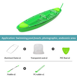 <span class=keywords><strong>Kayak</strong></span> <span class=keywords><strong>Doble</strong></span> Transparente <span class=keywords><strong>de</strong></span> Policarbonato, Cristalino, para Ocio y Entretenimiento, Material <span class=keywords><strong>de</strong></span> Plástico Reforzado con <span class=keywords><strong>Fibra</strong></span> <span class=keywords><strong>de</strong></span> Vidrio, Estilo Deportivo, para Uso en Lagos - Product Image 3