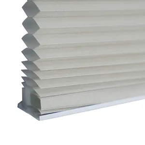 Most Popular Two-tone Transparent Cellular Pleated Blinds Honeycomb Window Blinds