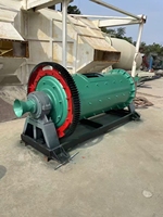 Gebrauchte Kugelmühle Modell 900*2100 24 kW Motor 1-20 Tonnen Kapazität Getriebe Lager Motor Kernkomponenten HONGSHENG Golderz 380V