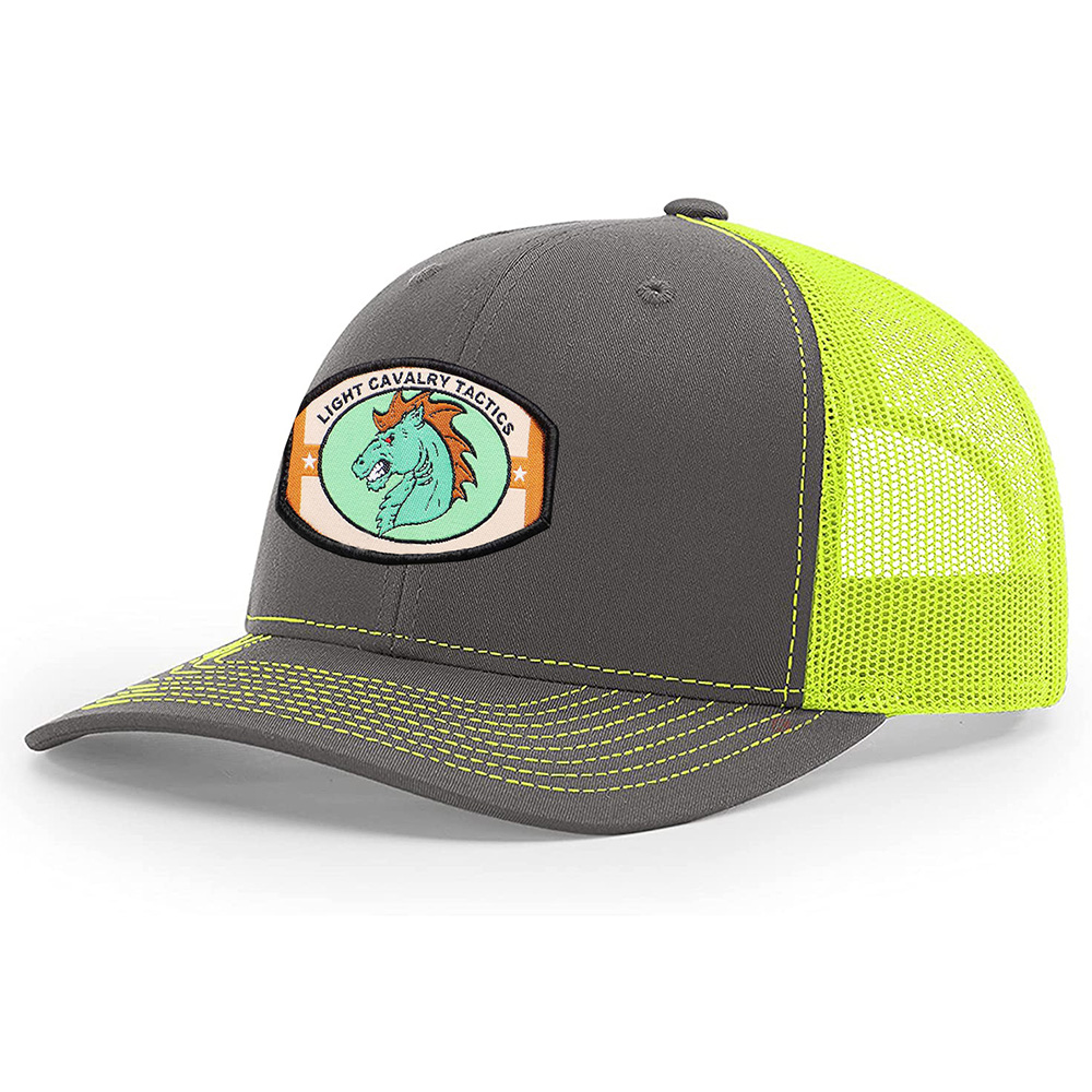 Luxury Two Tone Distressed Trucker Style Baseball Cap For Men Women