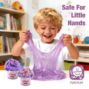 Kit de Slime de 6 Piezas, 3 Texturas, Slime Transparente con Dijes, Juguete Sensorial No Tóxico para Niñas y Niños, Regalos para Fiestas, Venta al Por Mayor - Product Image 4