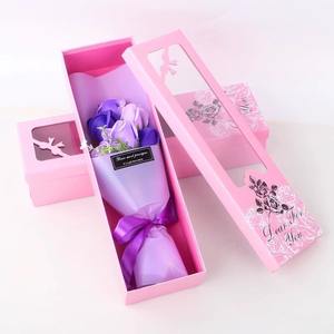 Gran oferta, 6 uds., ramo de flores de jabón, el mejor regalo para madre, novia, para graduación, decoración de Año Nuevo chino, caja de regalo incluida - Product Image 1