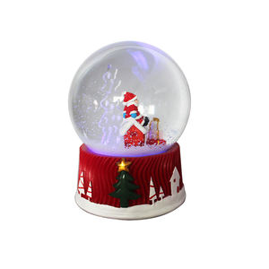 Natal bonito Snow Globes Snowballs luzes LED para casa interior mesa mesa decoração - Product Image 4